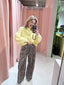 Celine Pants - Leopard/Geel