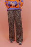 Celine Pants - Leopard/Paars