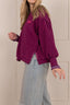 Channah Teddy Sweater - Magenta