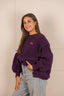 Channah Teddy Sweater - Paars