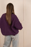 Channah Teddy Sweater - Paars