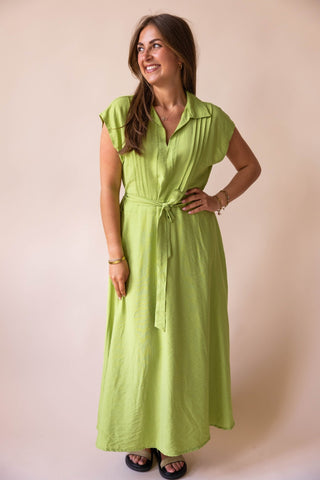 Chase Dress - Lime