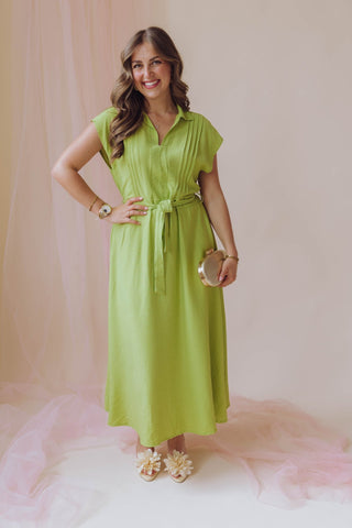 Chase Dress - Lime