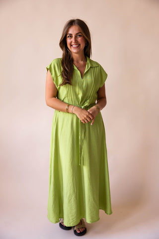 Chase Dress - Lime