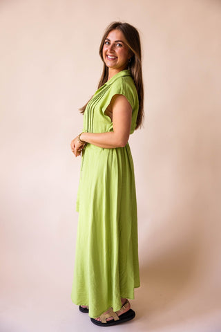 Chase Dress - Lime