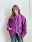 Cleo Bomber - Plum