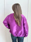 Cleo Bomber - Plum