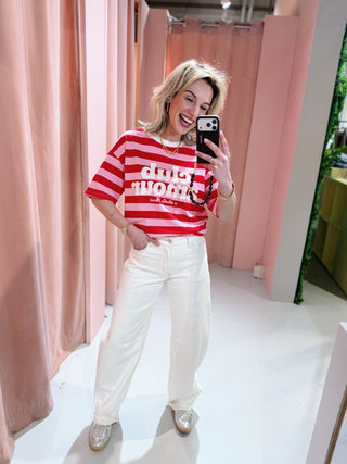 Club Amour Tee - Roze