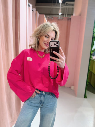 Cozy Club Longsleeve - Fuchsia