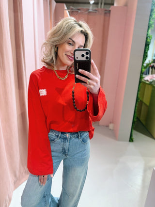 Cozy Club Longsleeve - Rood