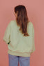 Creme Sweater - Groen