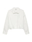 CATWALK JUNKIE - Cropped Button Up Blouse - Offwhite