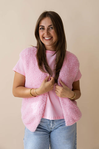 Dagmar Gilet - Roze