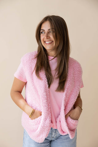 Dagmar Gilet - Roze