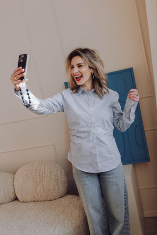 Dani Blouse - Lichtblauw