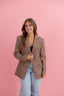 Dani Check Blazer - Magenta