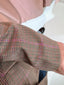 Dani Check Blazer - Magenta