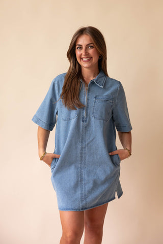 Deborah Dress - Denim