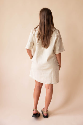 Deborah Dress - Ecru