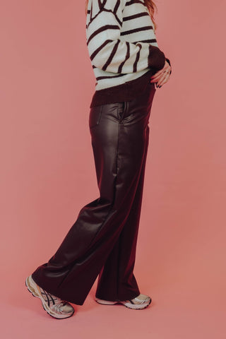 Deli PU Pants - Bruin