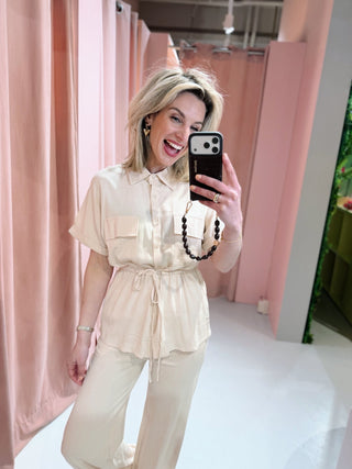 Dewy Blouse - Beige