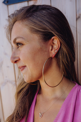 Big Hoop Earrings - Goud