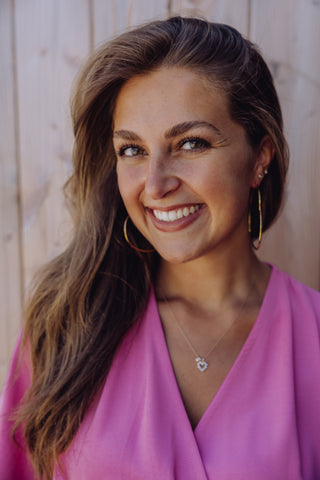 Small Heart Hoop Earrings - Goud