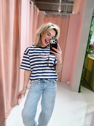 Dolce Vita Tee - Navy