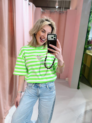 Dolce Vita Tee - Neon Groen