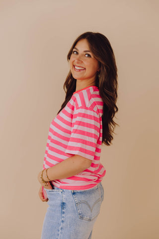 Dolce Vita Tee - Neon Roze