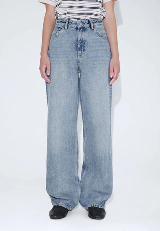 Donna High Relaxed Jeans - Drift Light Used