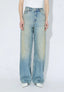 Donna High Relaxed Jeans - Stream Sky Aged