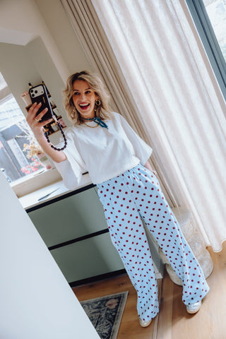 Dot Pants - Lichtblauw