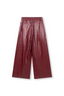Bibi PU Pants - Bordeaux
