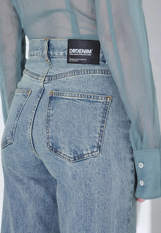 Echo High Straight Jeans - Bay Light Retro Dirt