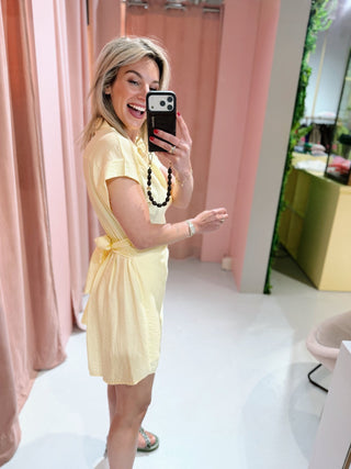 Ella Dress - Geel