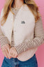 Elodie Gilet - Beige