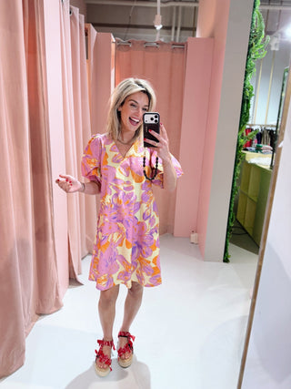Elvira Dress - Geel