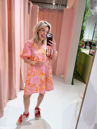 Elvira Dress - Roze