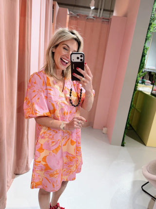 Elvira Dress - Roze