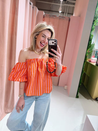 Emma Top - Oranje
