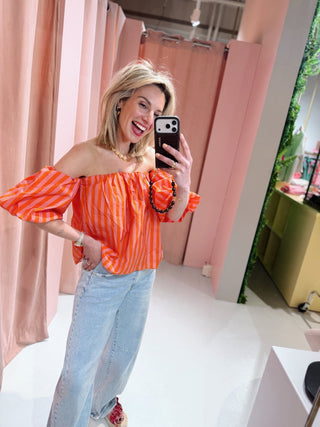 Emma Top - Oranje