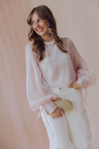 Esmay Blouse - Lichtroze