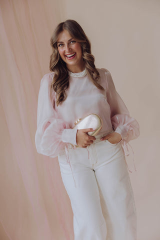 Esmay Blouse - Lichtroze