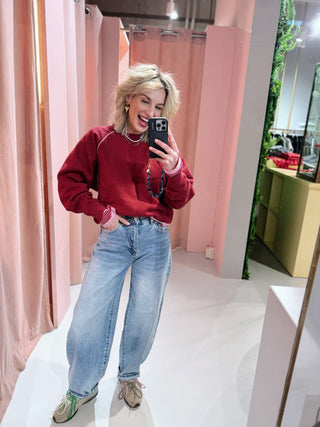 Esmee Barrel Jeans - Blue