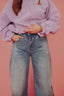 Esmee Barrel Jeans - Washed Blue