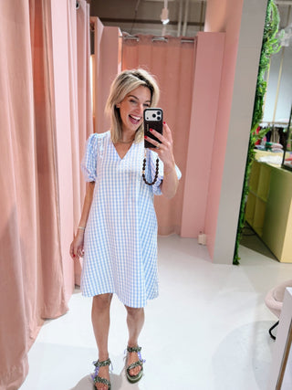 Eva Dress - Blauw
