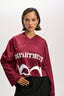 Fanny Cropped Hockey Shirt - Bordeaux