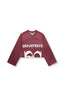 Fanny Cropped Hockey Shirt - Bordeaux