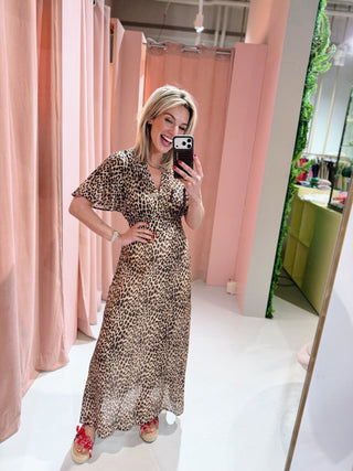 Fenna Dress - Leopard